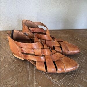 BED|STU Leather Sandals in Brown